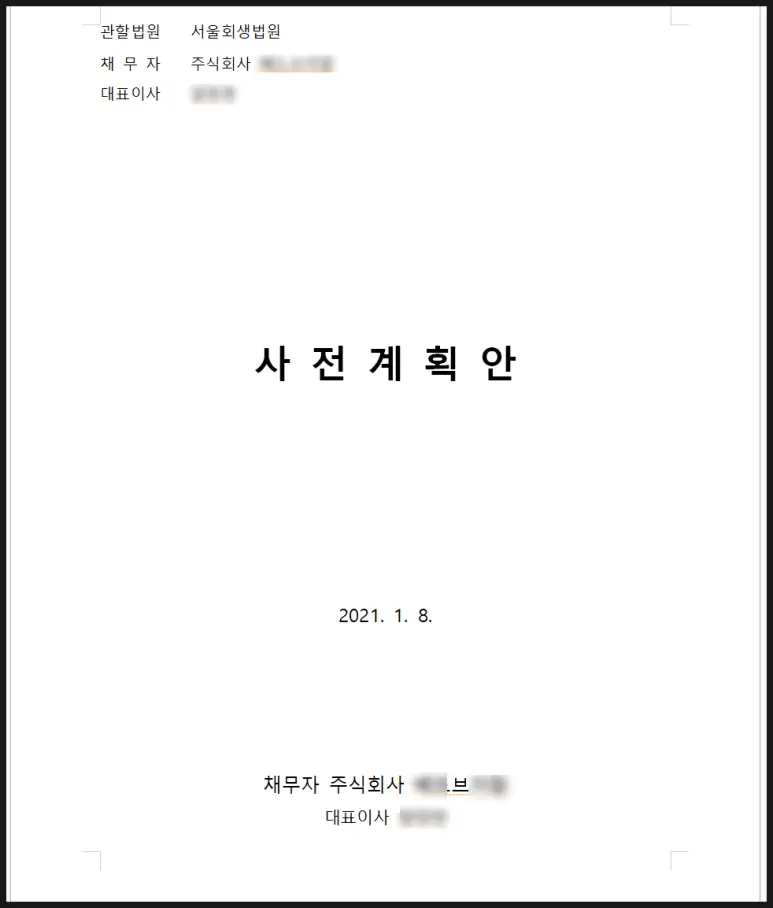 파산선고 후 한 시가 급한 상황, P플랜으로 회생 절차 단축