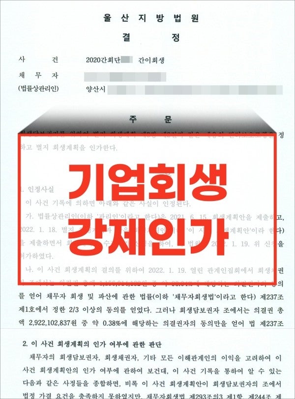 법인회생인가율